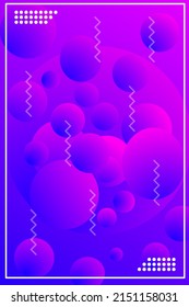 abstract background in pink gradient blue ornate circle 3d circle. can be used as wallpaper or poster