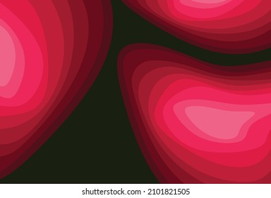 Abstract background with pink gradient circle pattern and some copy space area