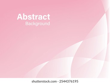 abstract background pink gradient with flowing curves elements vector illustration template