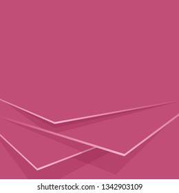 Abstract background pink layers. Vector editable backdrop. Modern concept
