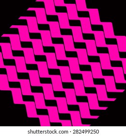 Abstract background in pink on black