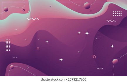 Abstract background of pink pastel color palette. Flowing element trend design. Magazine, leaflet, billboard, sale, banner, flyer, background. Eps 10