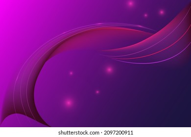 Abstract background in pink and purple tones with flowing lines.