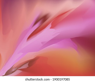 Antecedentes abstractos. Gradiente de plantilla de vector rosa, rojo, naranja, borroso, manchas. Una muestra brillante para el diseño web con un lugar para el texto.
