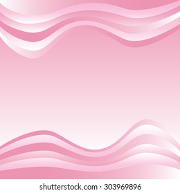 Abstract background of pink satin with wavy lines. March 8, Valentine's Day, 2026