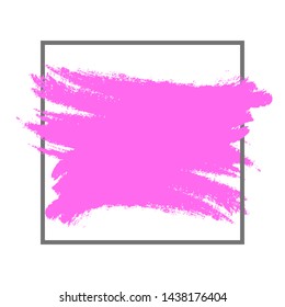Abstract background with pink spots and a grey frame. Vector background collection for your design. Vector illustration EPS10