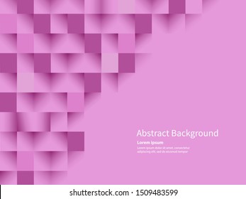 Abstract background with pink square shape.
Vector illustration - Vector
