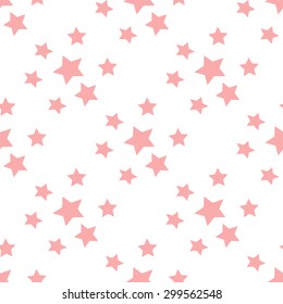 Abstract Background With Pink Stars.