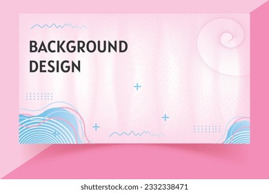Abstract background, pink background vector, Colorful template banner with gradient color, Design with liquid shape, Abstract colorful gradient banner vector template