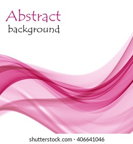 Abstract background with pink wave