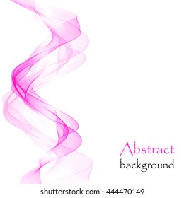 Abstract background with pink wave