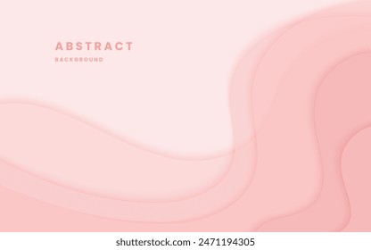 Abstract background pink wave modern soft luxury texture with clean vector subtle background. minimalist style.  Illustration vector 10 eps.
