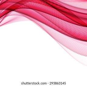Abstract background with pink waves