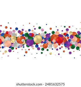 Fondo Abstractas con globos rosas y blancos. Fondo festivo. Elemento decorativo.