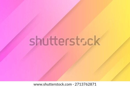 Abstract background with pink and yellow diagonal gradient shapes and bright colors.