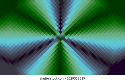 abstract background with pixel art