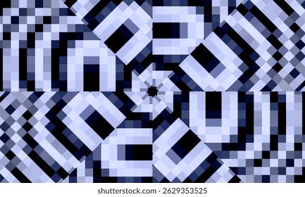 Abstracte achtergrond met pixelart