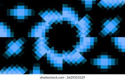 Abstracte achtergrond met pixelart