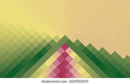 Abstracte achtergrond met pixelart