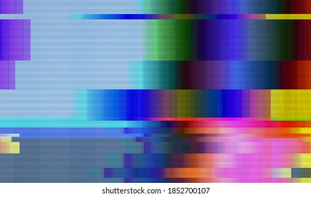Abstract background pixel glitch texture. Vector illustration.
