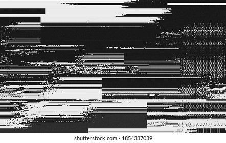 Resumen de la textura del brillo del píxel de fondo. Ruido de distorsión digital. Ilustración vectorial.
