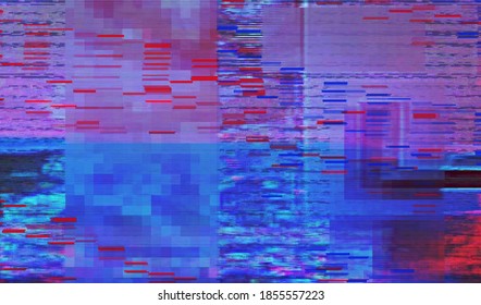 Abstract Background Pixel Glitch Texture Digital Stock Vector (Royalty ...