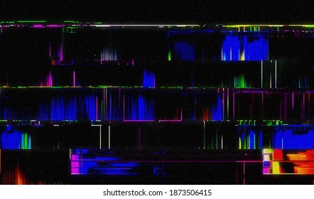 Abstract background pixel glitch texture. Digital distortion noise. Vector illustration.
