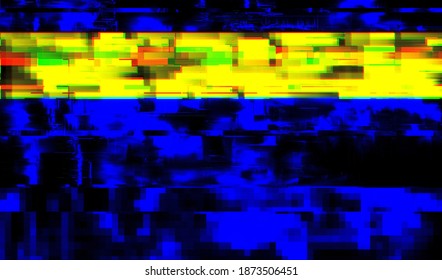 Abstract background pixel glitch texture. Digital distortion noise. Vector illustration.
