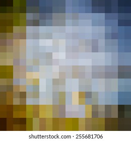 Abstract background. Pixels.