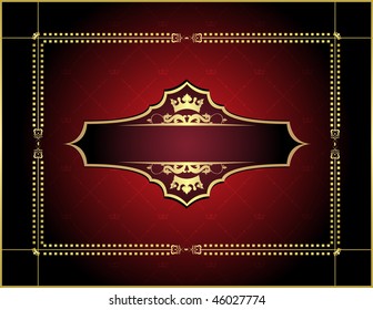 Abstract background with place for background