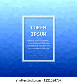 Abstract background with place for text. Aqua Blue Ocean Curtain. Colored waves Ombre. For design, for the Internet, for print, advertising, fabrics, scrapbooking, weddings, wallpapers, greeting cards