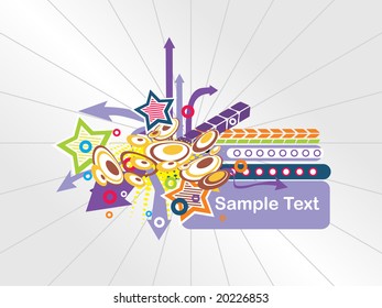 abstract background with place for text, design