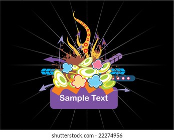 abstract background with place for text, design
