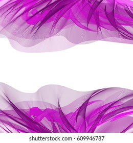 Abstract background with place for text. Purple guipure cloth. Design for invitations, greeting cards. Vector illustration.