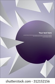 Abstract background with place for text. Vector image.