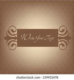 Abstract background with place for your text. Greeting card.Wedding card or invitation