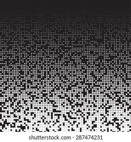 Abstract Background with place for your text. Halftone digital effect. Pixel Texture for design. Abstract geometric shape