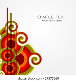fondo abstracto con lugar para el texto