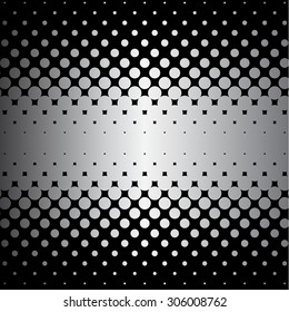 Abstract Background with place for your text. Halftone digital effect. Pixel Texture for design. Abstract geometric shape