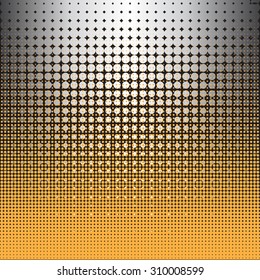 Abstract Background with place for your text. Halftone digital effect. Pixel Texture for design. Abstract geometric shape 