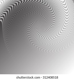 Abstract Background with place for your text. Halftone digital effect. Pixel Texture for design. Abstract geometric shape