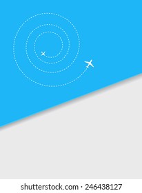 abstract background with plane