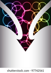 Abstract background with plasma effect