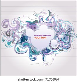 Abstract background plastic graphic