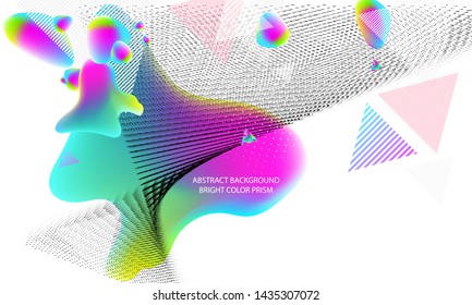 Abstract background plastic prism minimalism hipster style abstract new pink blue art triangles