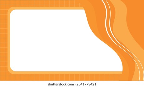 abstract background playful retro liquid colorful wave pattern banner