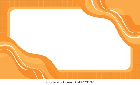 abstract background playful retro liquid colorful wave pattern banner