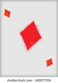 Abstract background with playing cards symbol