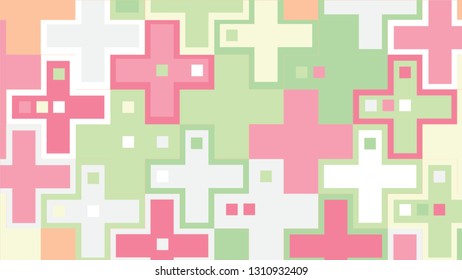 abstract background with plus symbol design