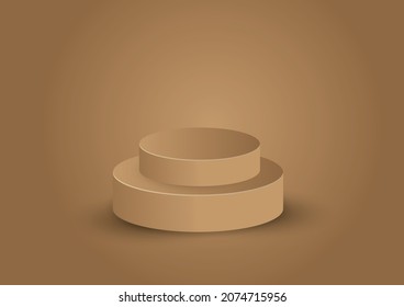 estrado de fondo abstracto con monedas de oro